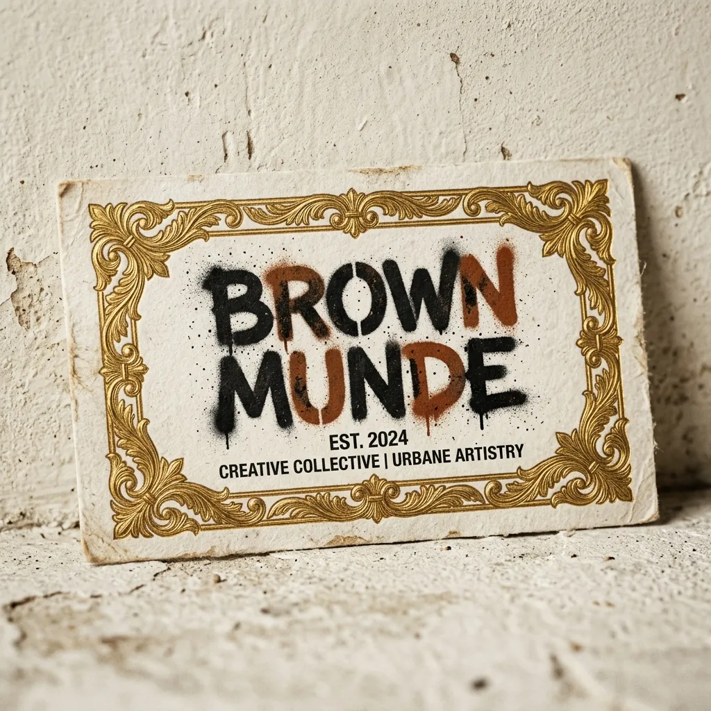 Identity Cards Mockup — Neoclassical business card design Bangalore India by BrownMunde